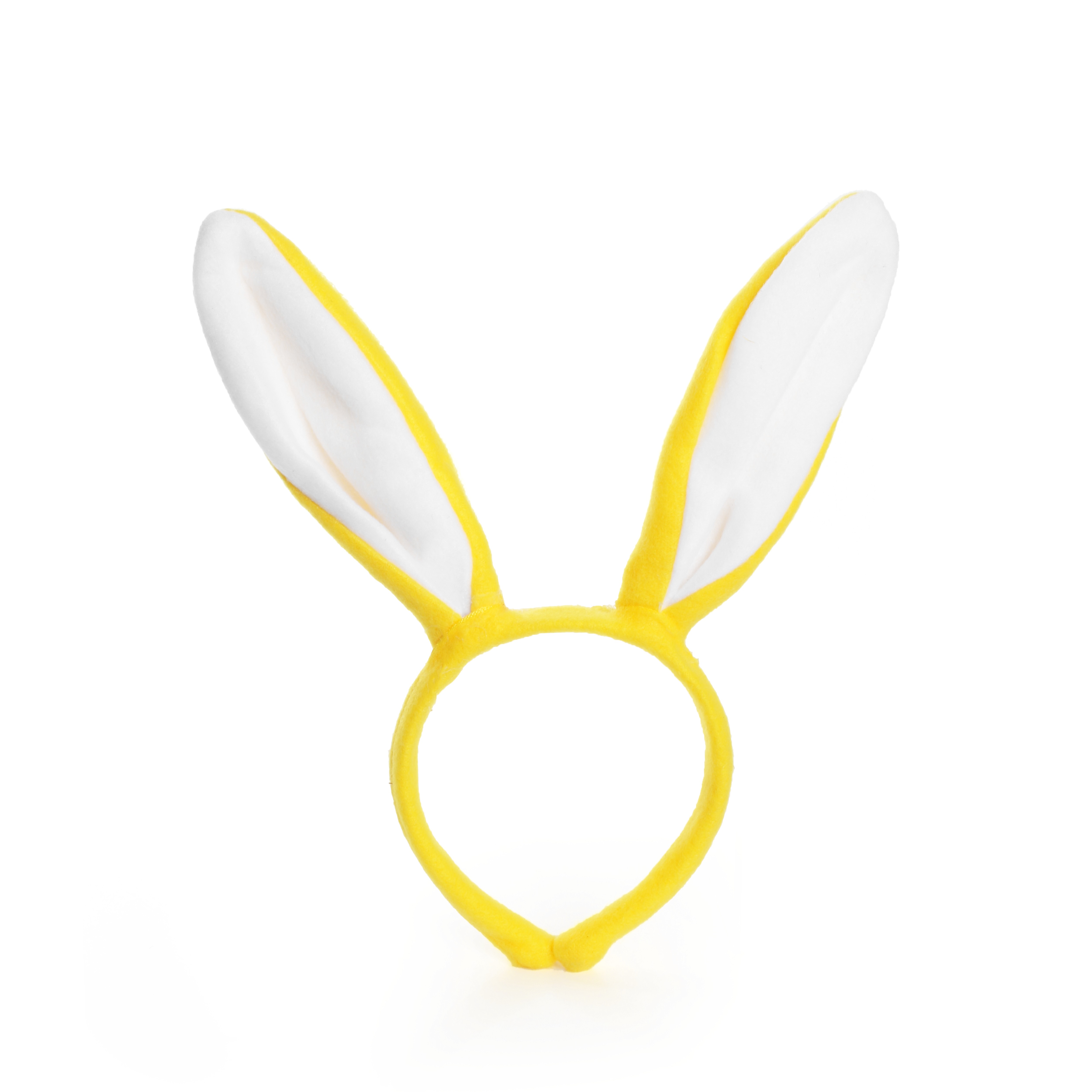 Yellow Pastel Bunny Ears Headband – Cute Easter Dress-Up Accessory for Spring Celebrations