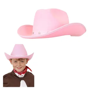Childs Pink Studded Cowboy Hat