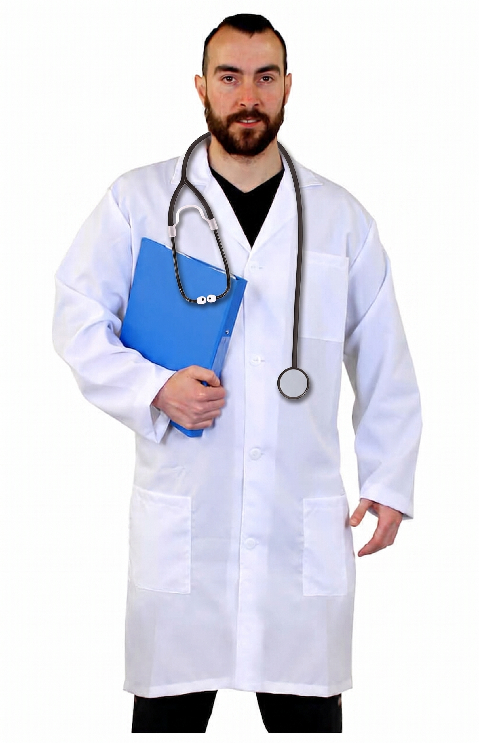 Adults Lab Coat with Stethoscope