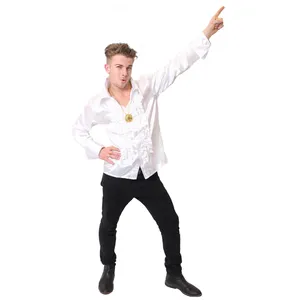 Adults White Disco Shirt