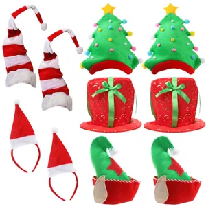 Pack of 10 Novelty Christmas Hat Set