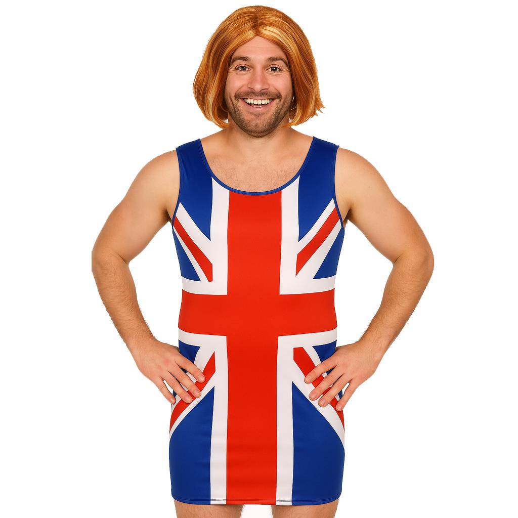 Men's Union Jack Dress Stag Do Costume