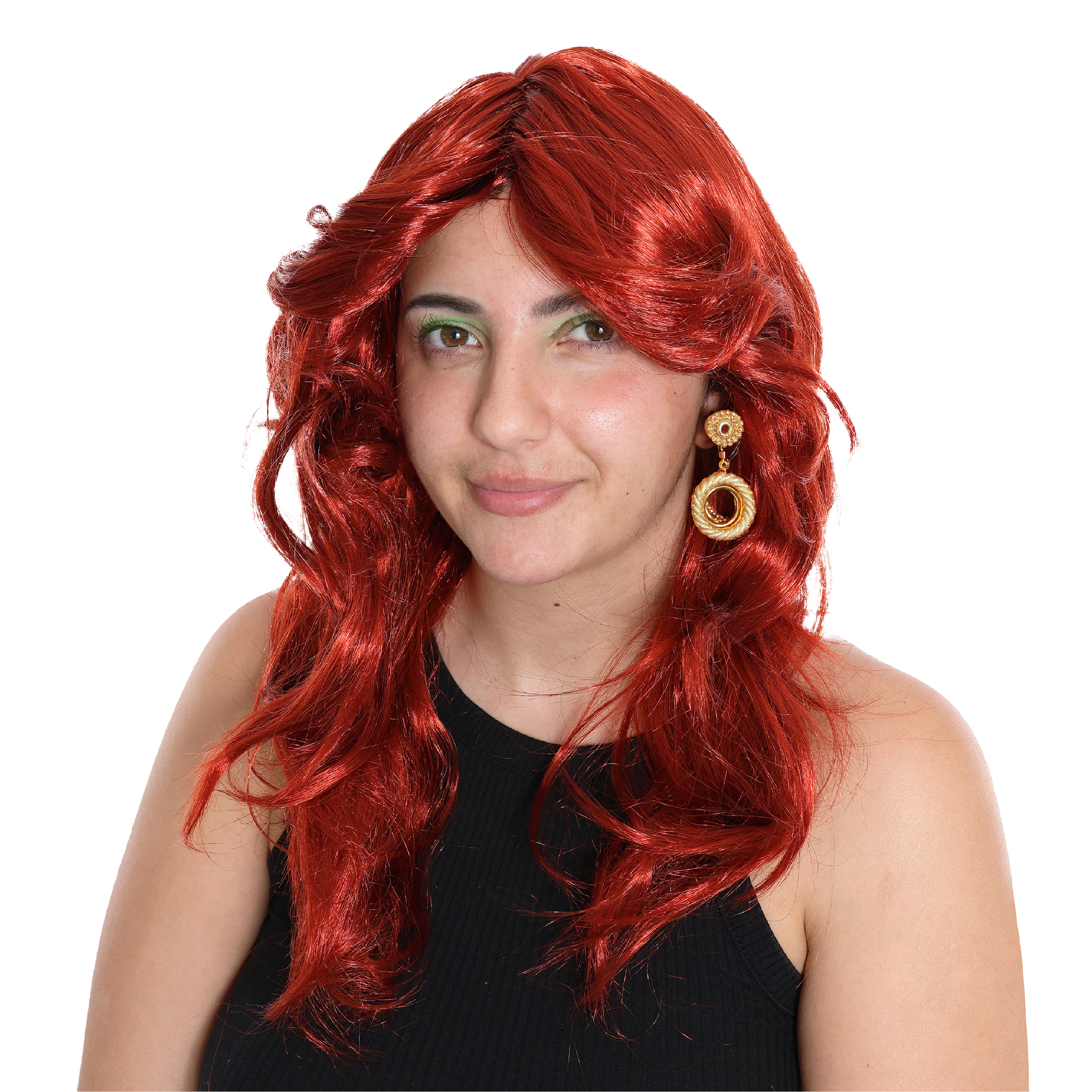 Abba Auburn Red Wig - 70's Pop Icon Wig