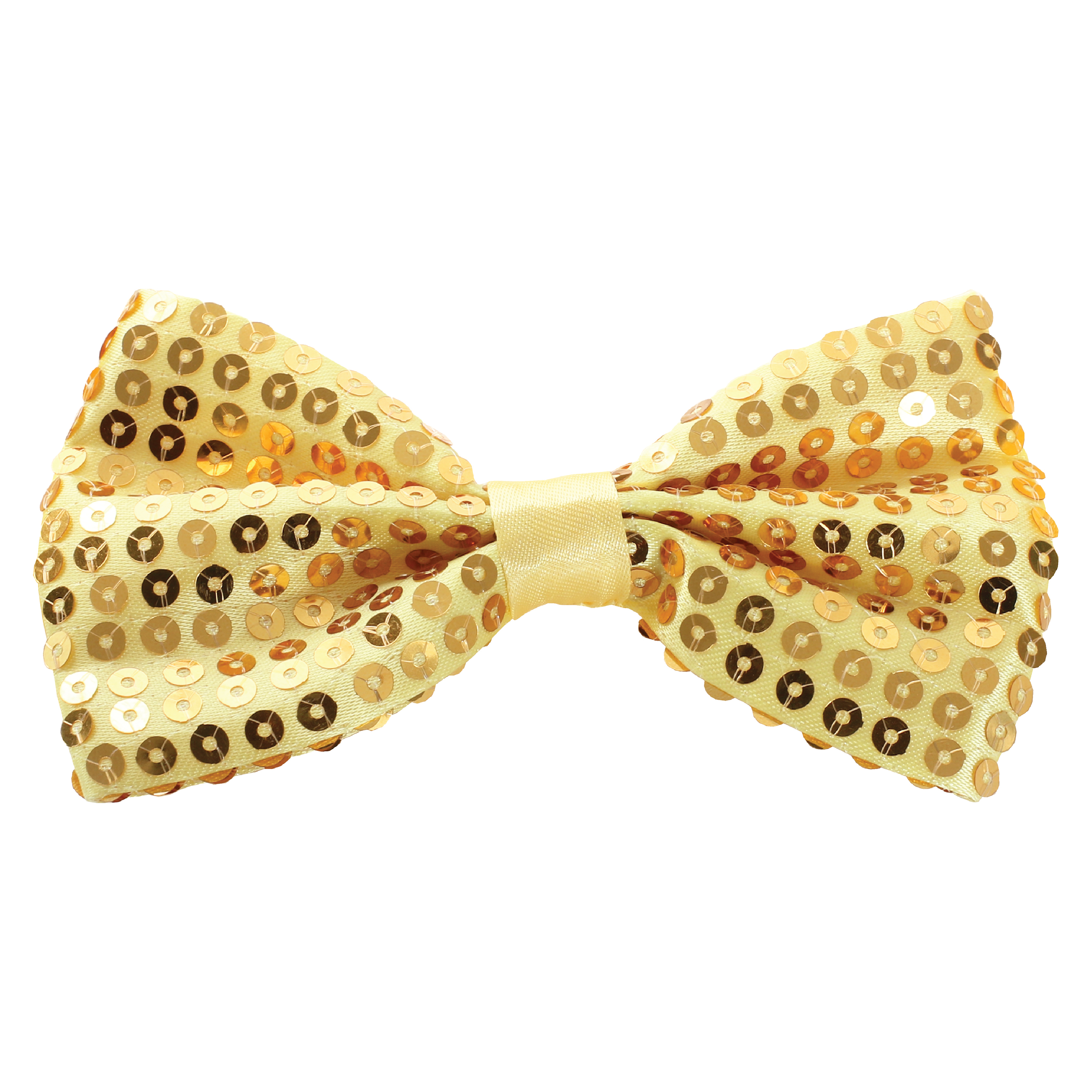 Gold Sequin Bow Tie