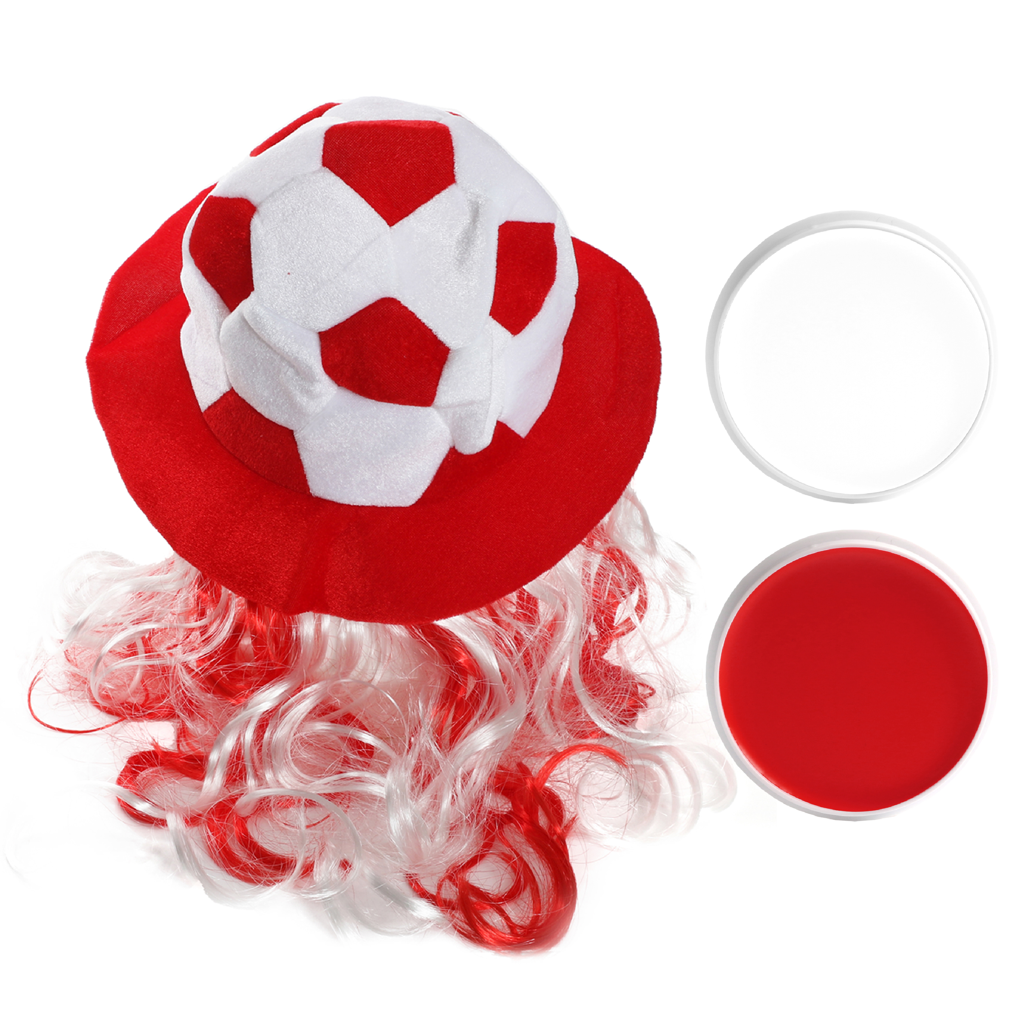 England Supporters Set - Football Hat & Face Paint