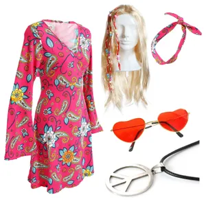 Ladies Hippy Costume Set