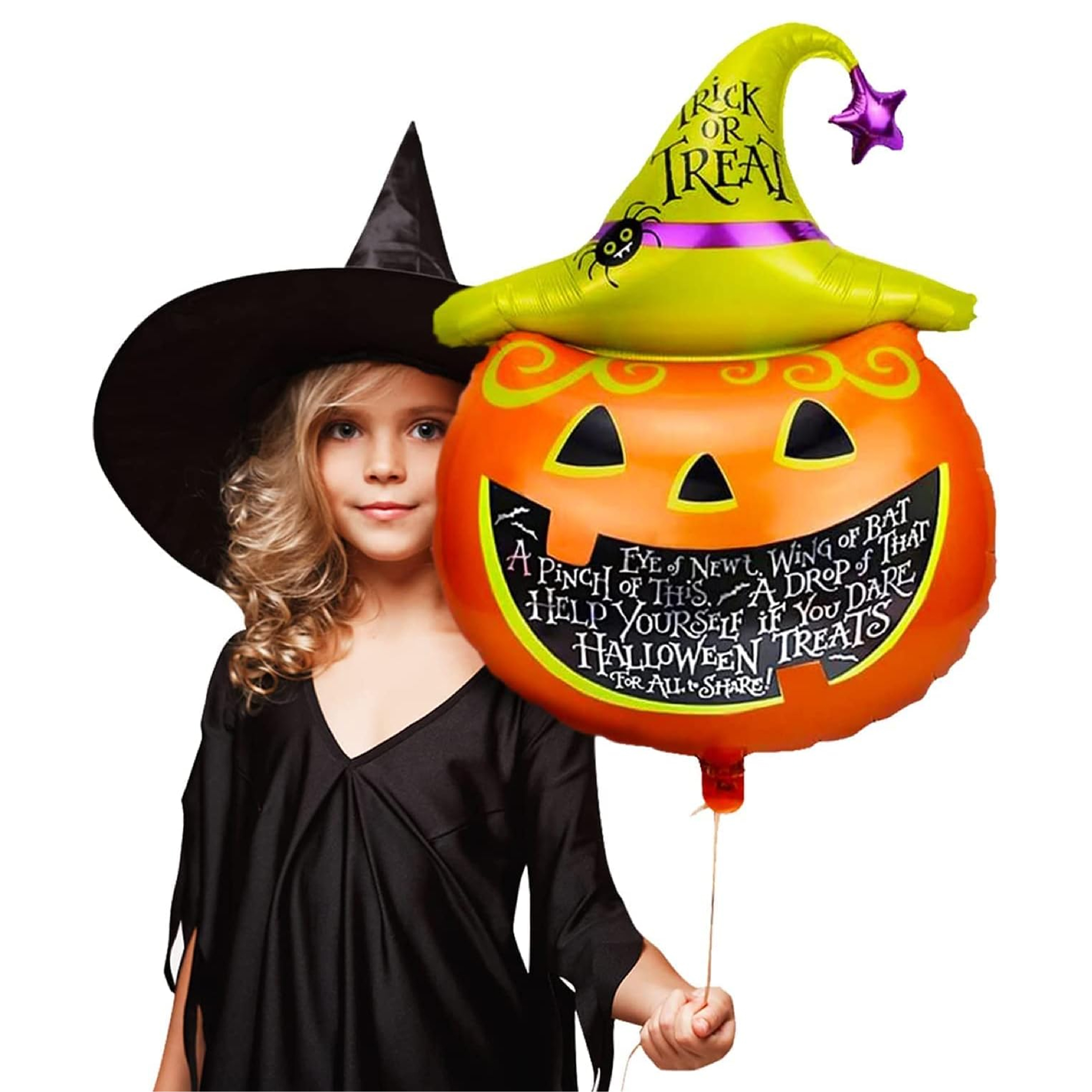 Huge 65cm Pumpkin Foil Balloon Halloween Decoration 26"