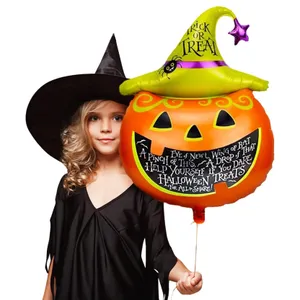 Huge 65cm Pumpkin Foil Balloon Halloween Decoration 26"