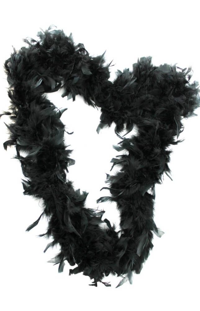 Black Feather Boa 65g