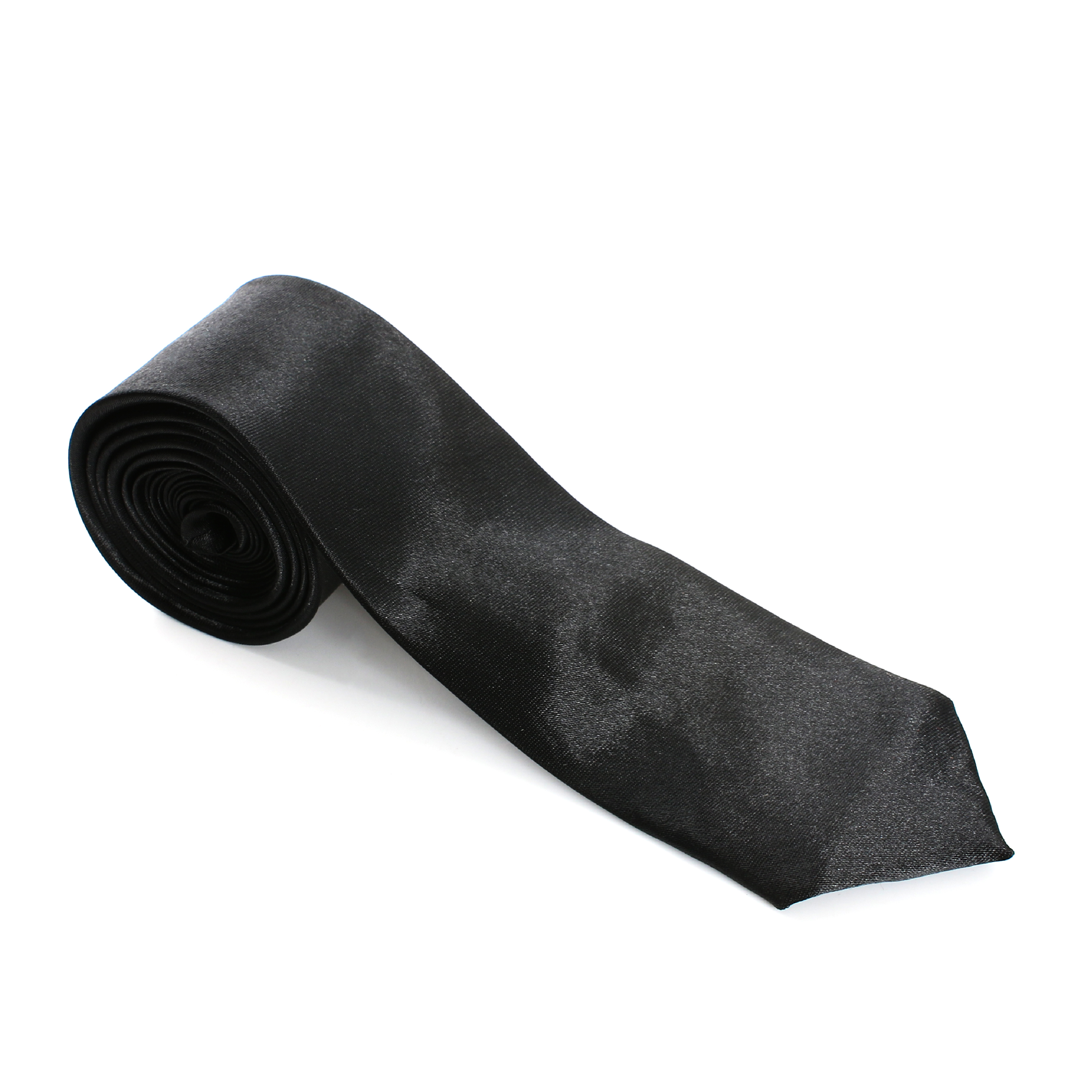 Black Skinny Neck Tie
