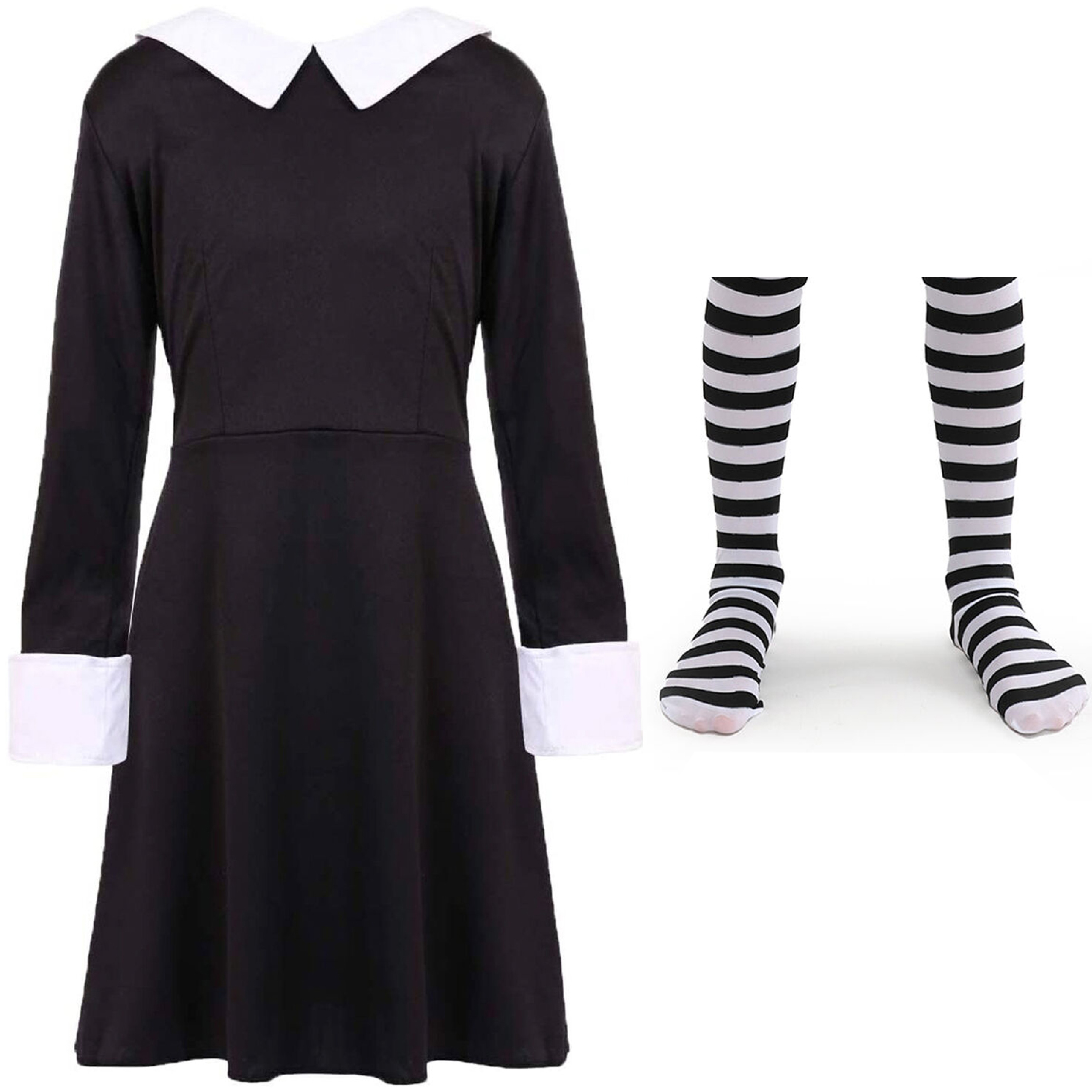 Girls Mid Week Horror Costume - with Tights