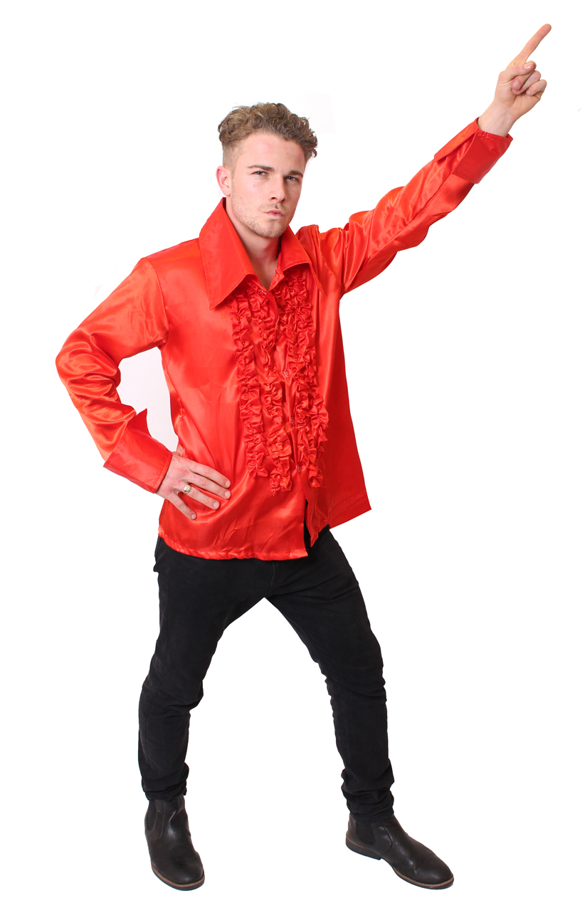 Adults Red Disco Shirt