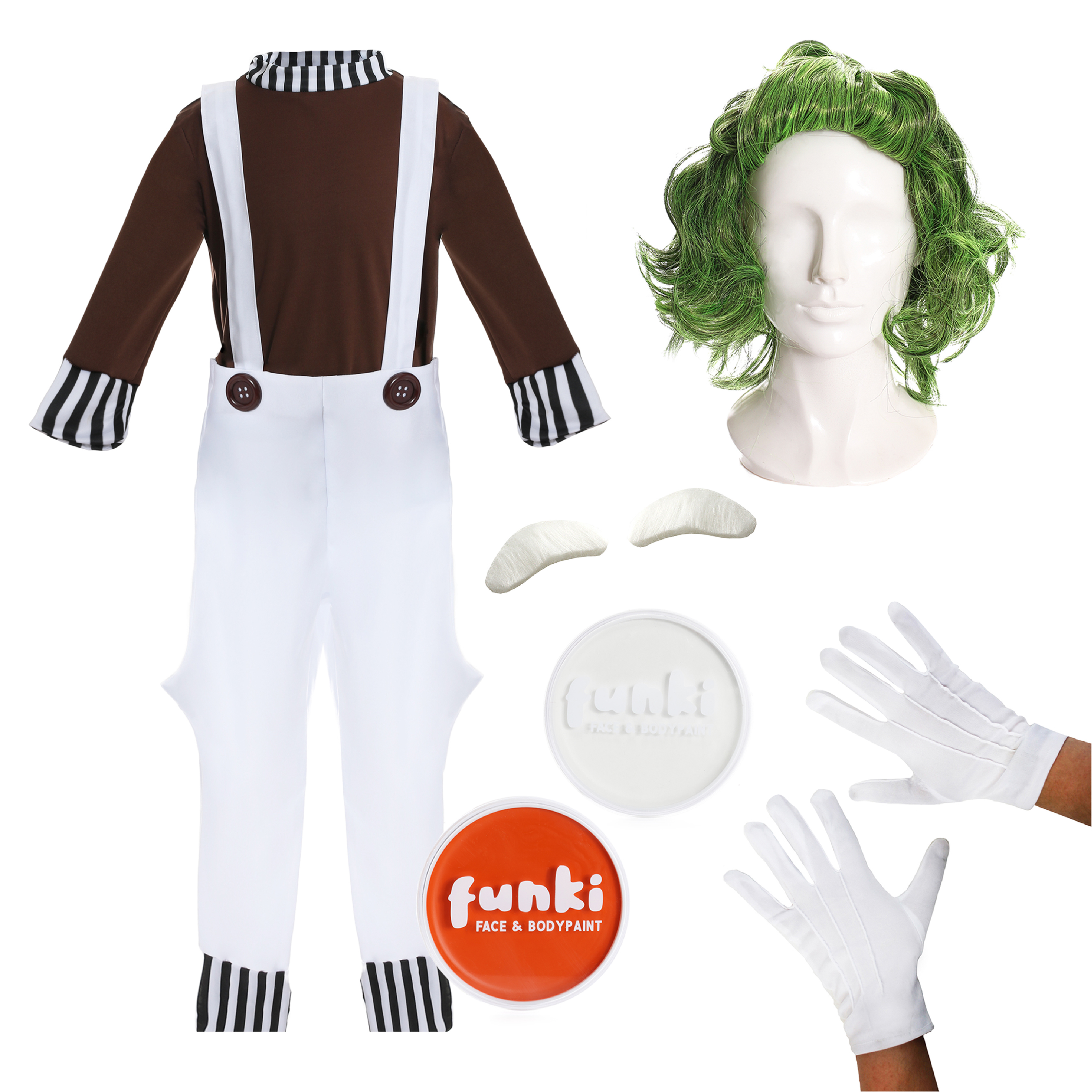 Adult Factory Worker Costume and Accessory Kit
