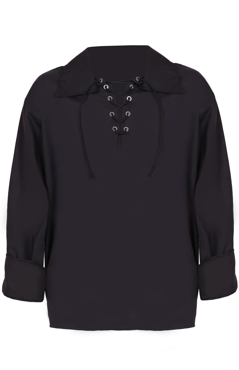 Adults Black Gothic Shirt