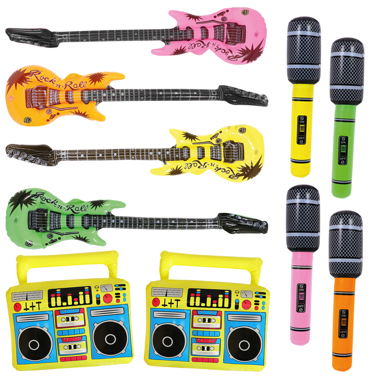 Inflatable Music Set  - Inflatable Music Accessories Set
