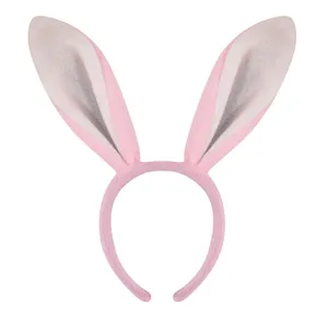 Pink Pastel Bunny Ears Headband – Cute Easter Dress-Up Accessory for Spring Celebrations