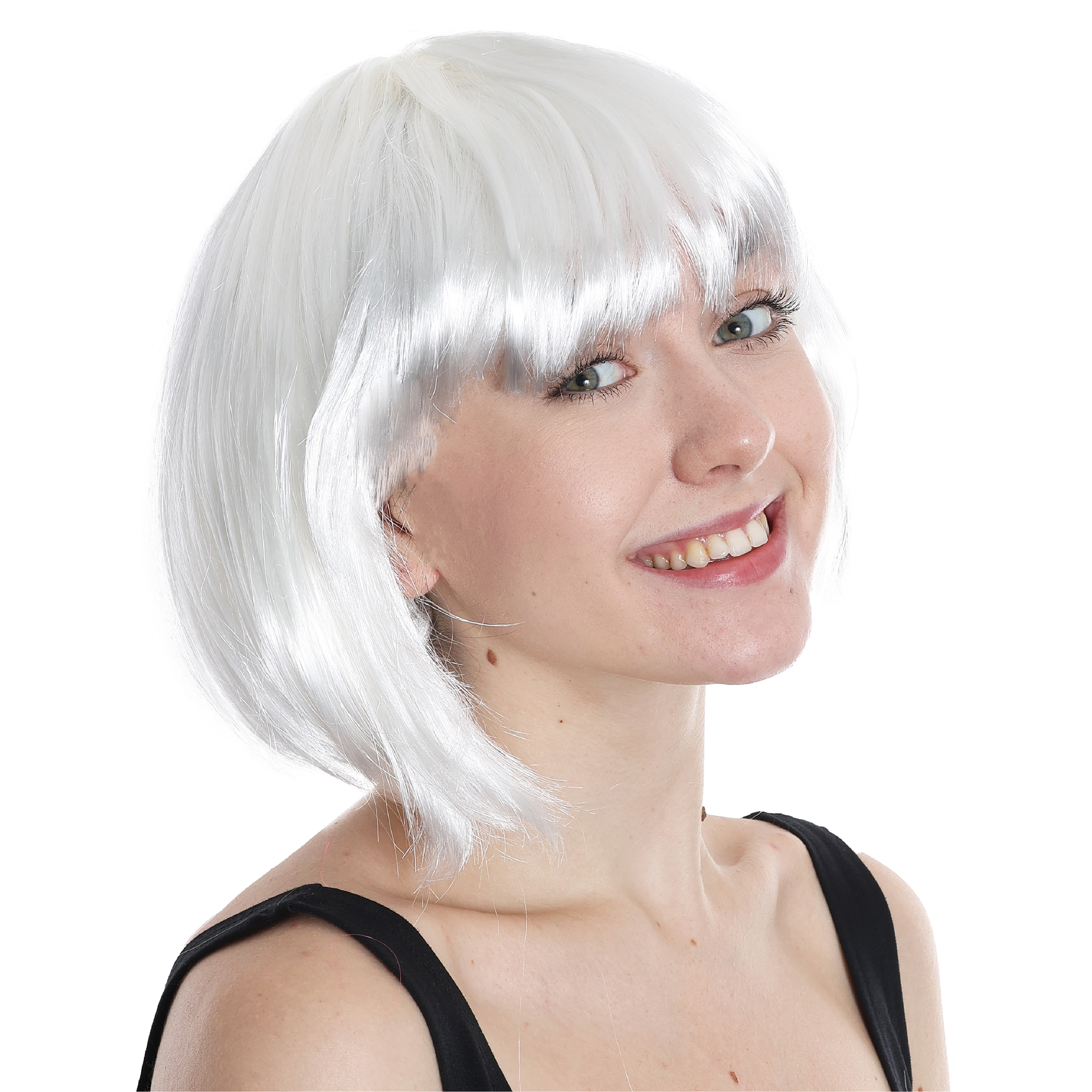 White Bob Wig