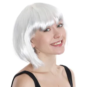 White Bob Wig