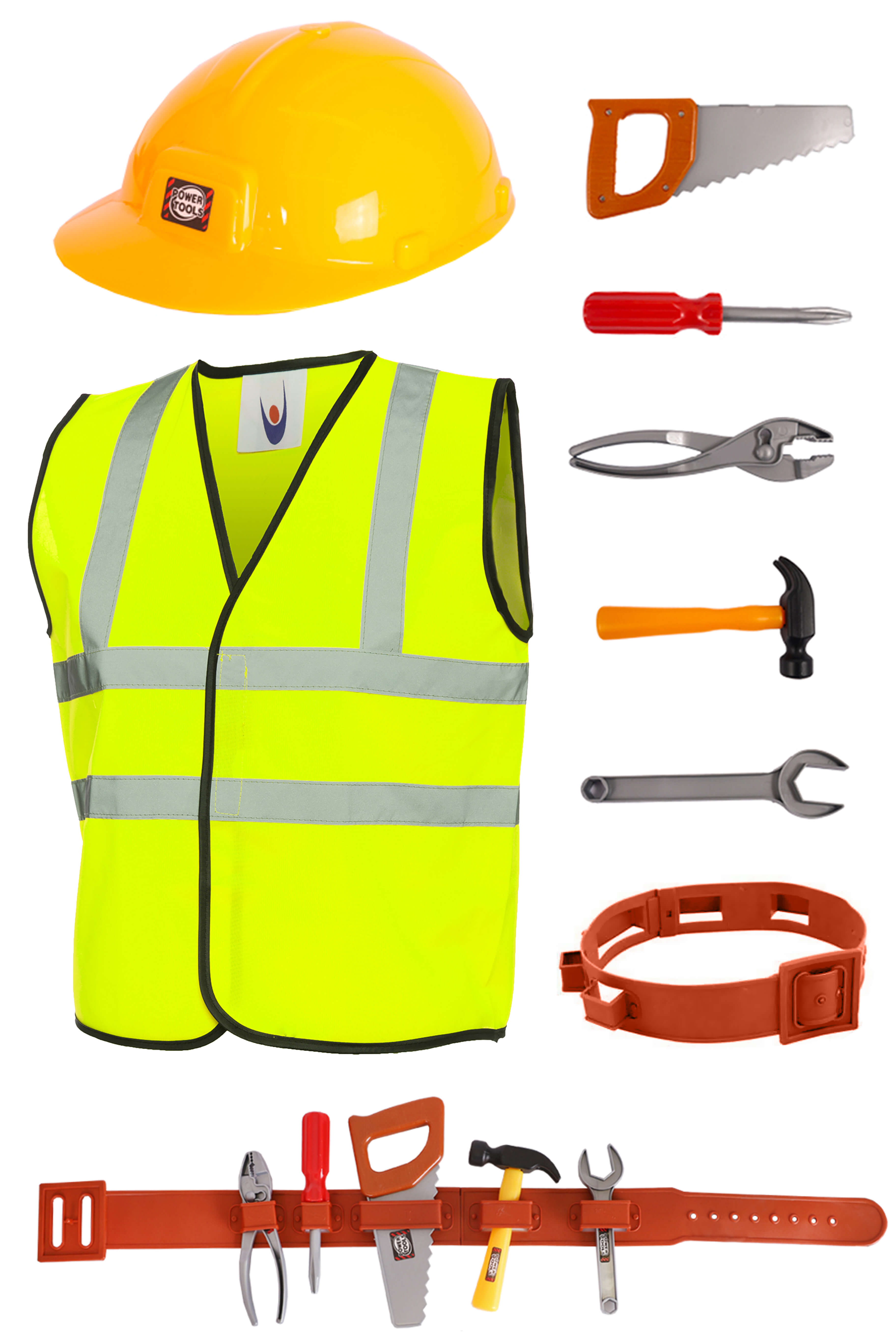 Childs Builder Costume Set