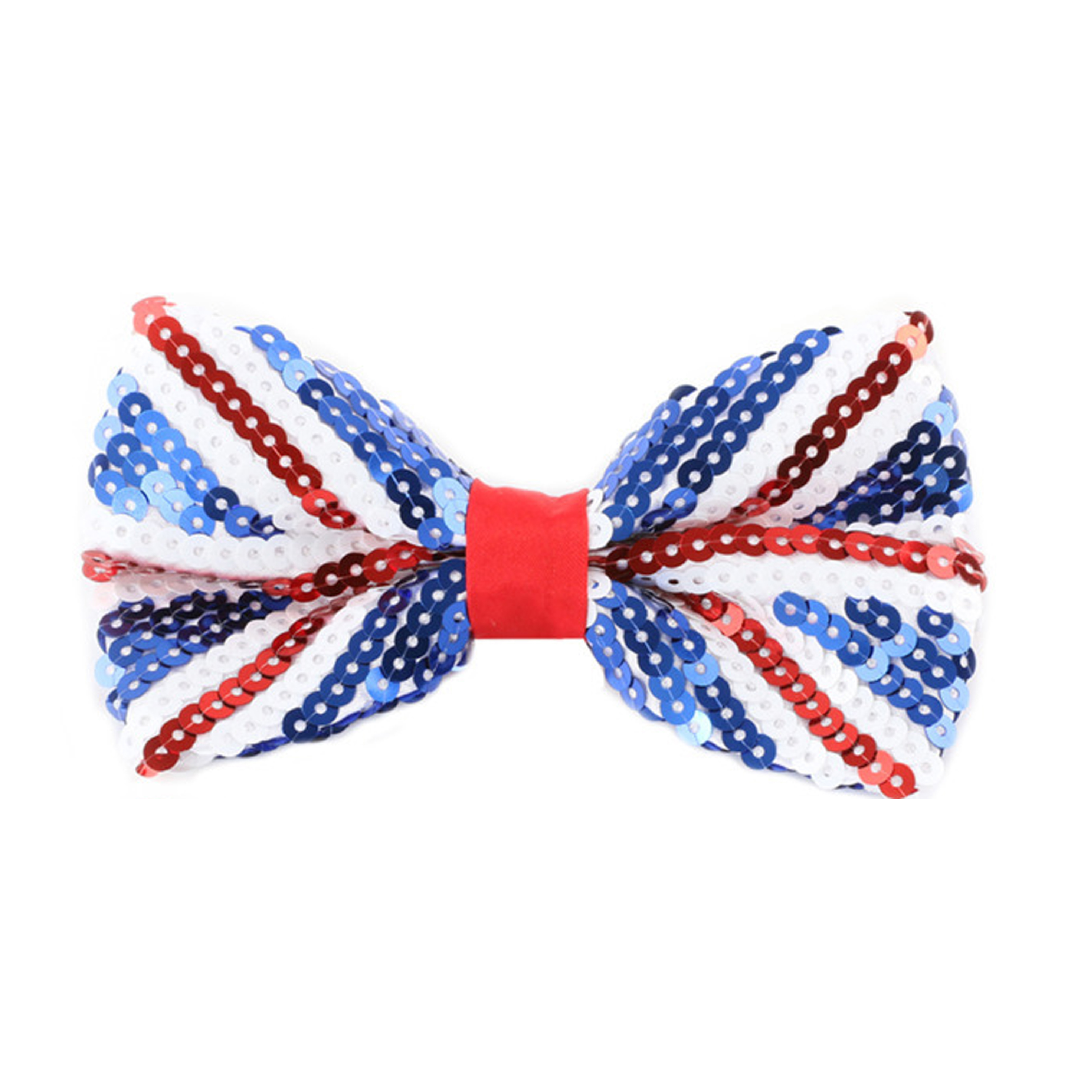 Union Jack Sequin Bowtie