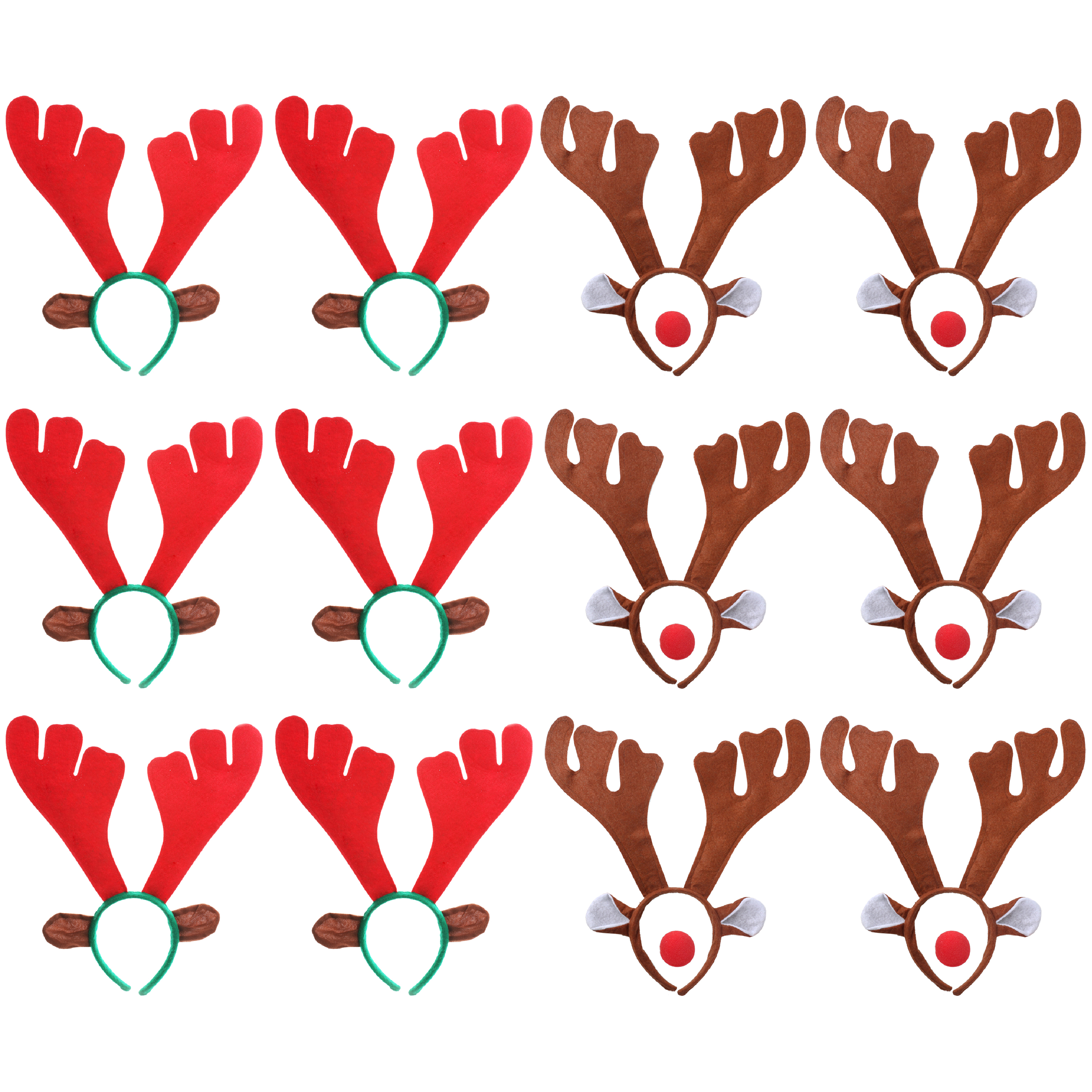 12 Pack Reindeer Antlers