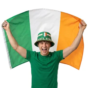 Irish Supporter Set | 2 Pcs | Reversible Bucket Hat & Flag