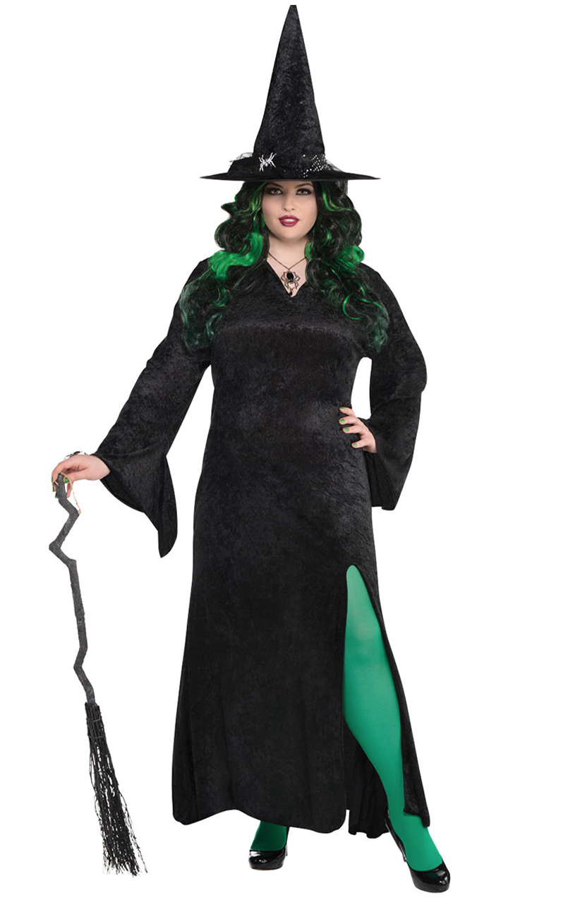 Ladies Black Witch Costume