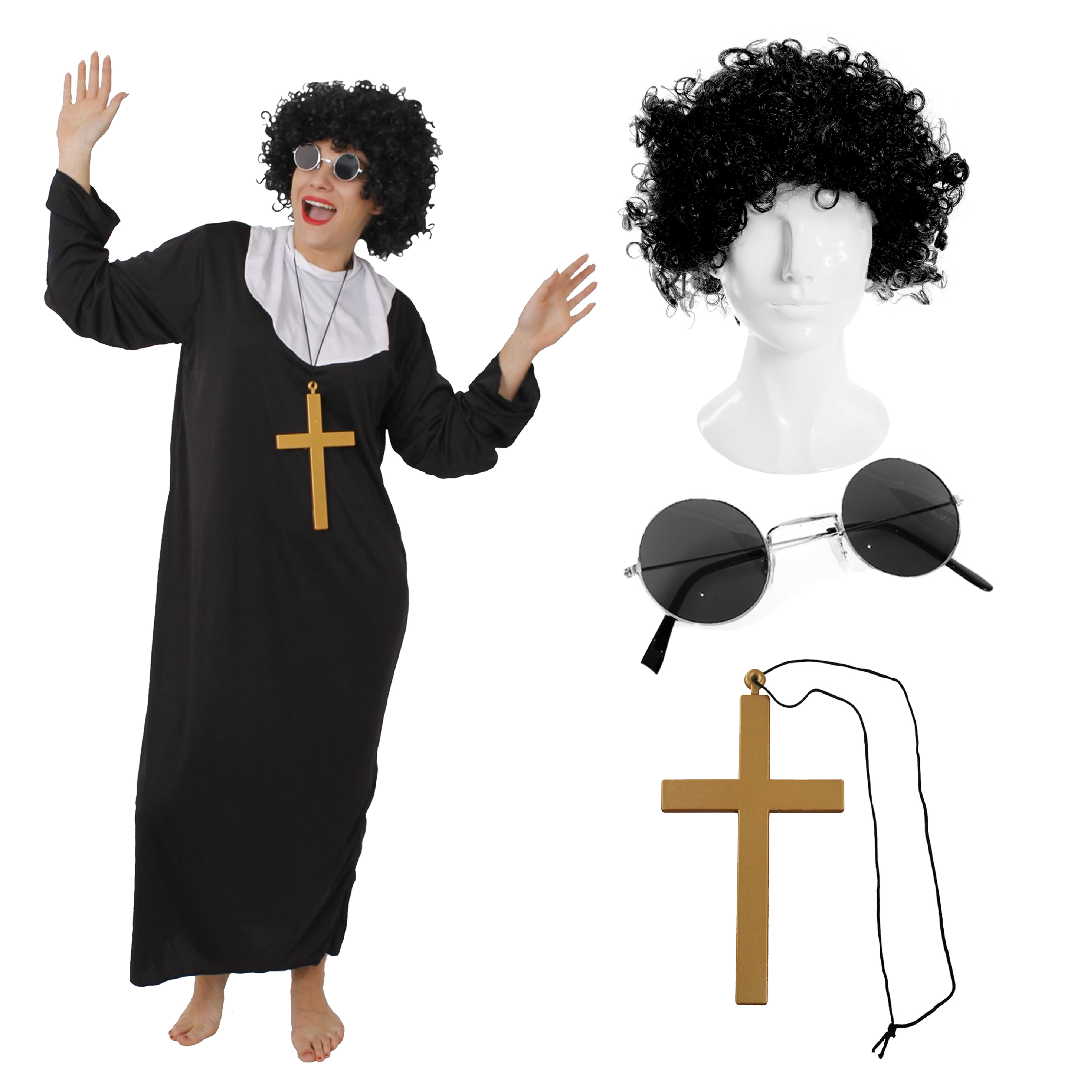 Adults Musical Nun Costume