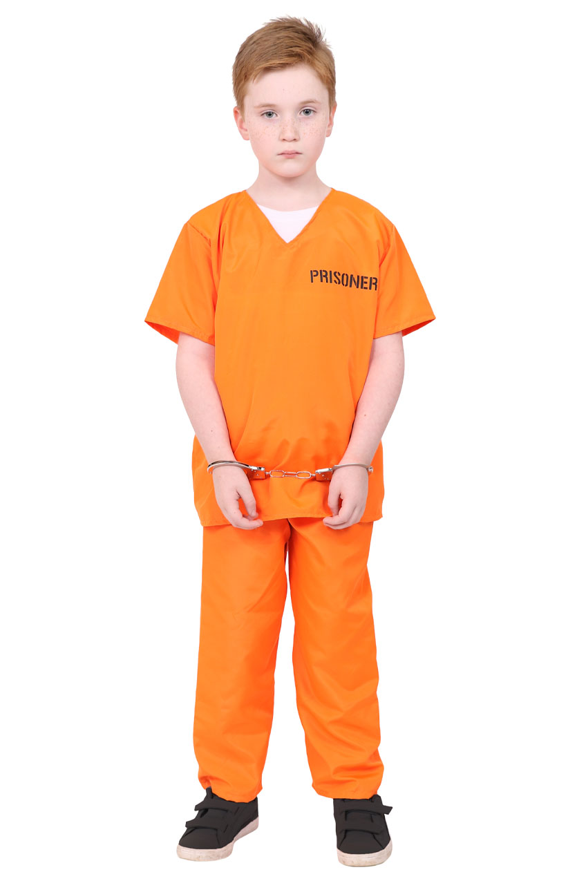 Childs Orange Prisoner Costume