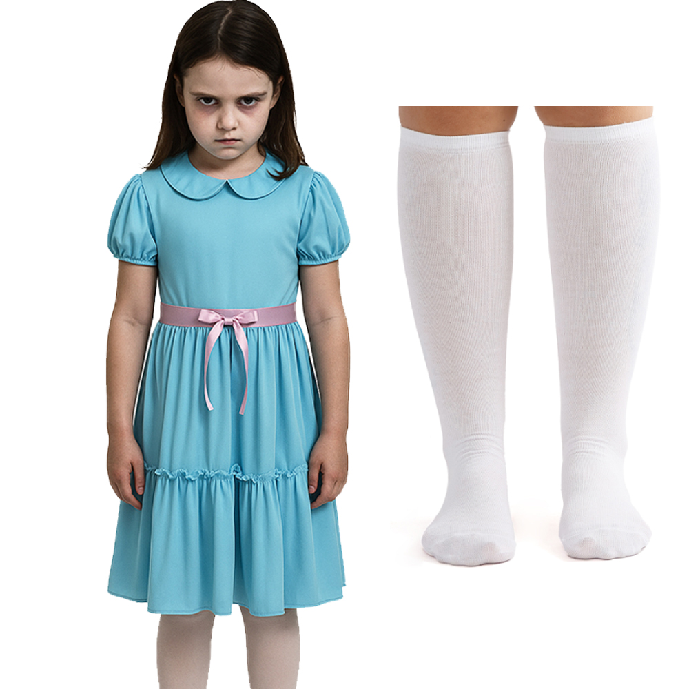 Girls Shining Sister Costume | 2 Pcs | Dress & Socks
