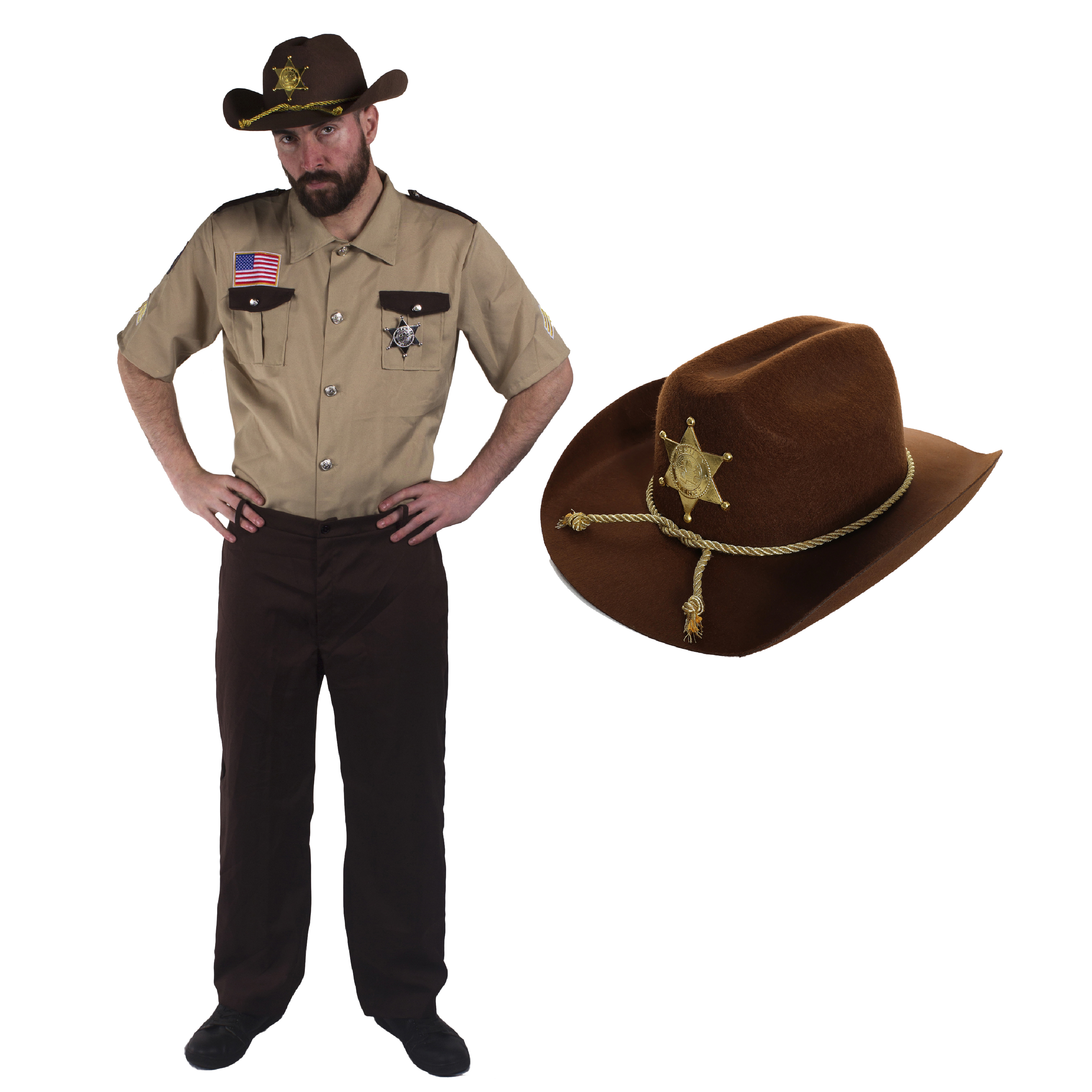 US Sheriff Costume with Hat