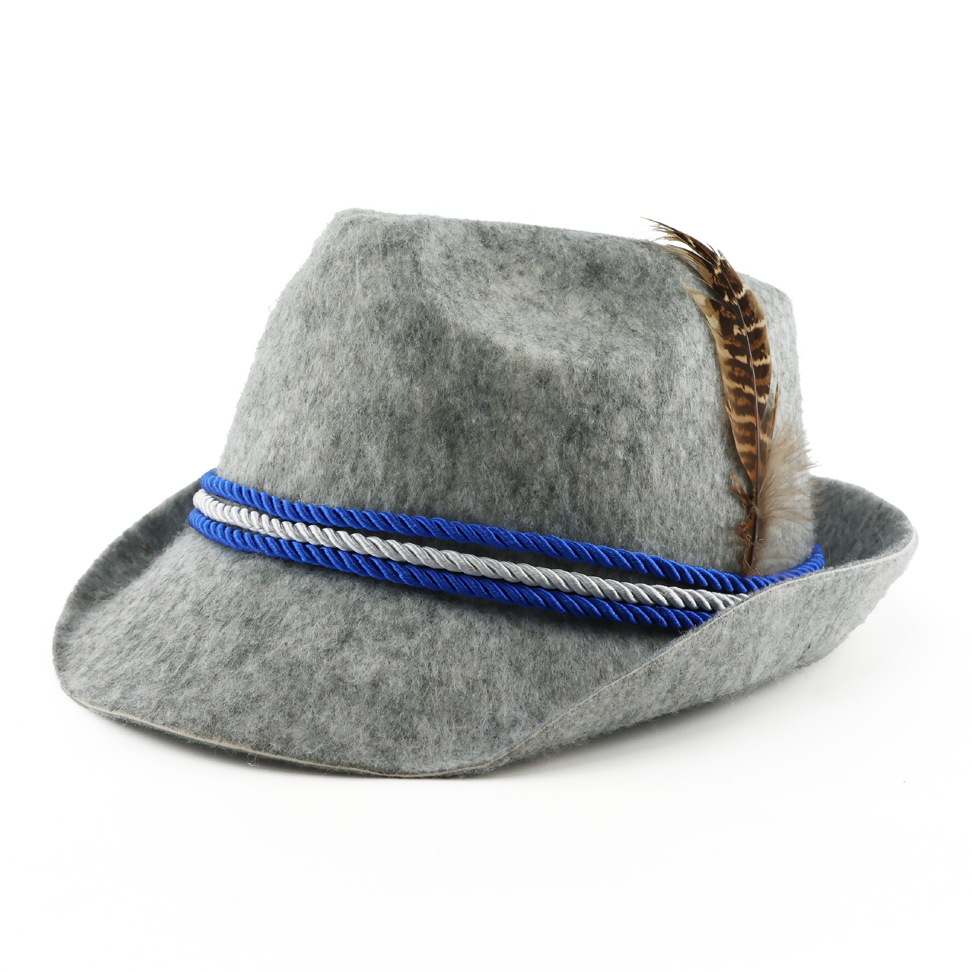 Grey Bavarian Hat