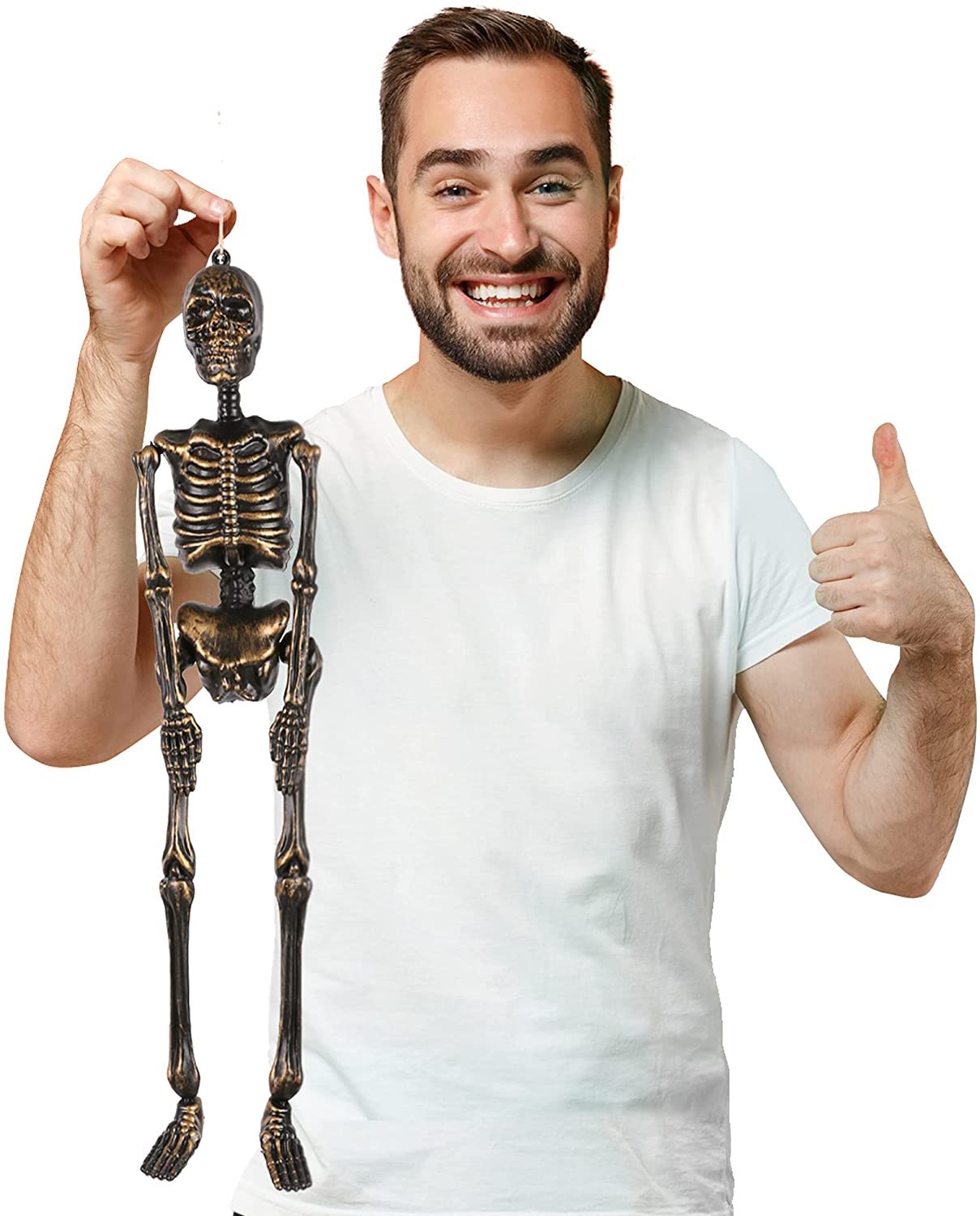 24" Hanging Skeleton Decoration