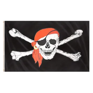 Large 5 x 3ft Pirate Flag