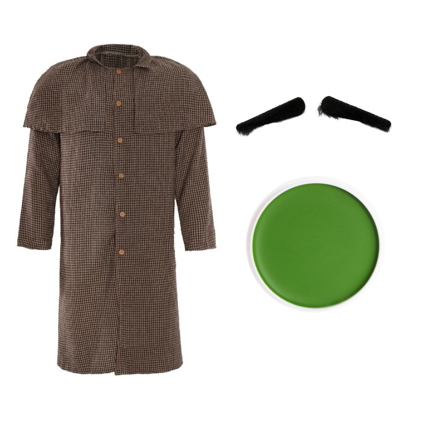 Ladies French Toad Costume | 3 Pcs | Jacket, Face Paint & Tash