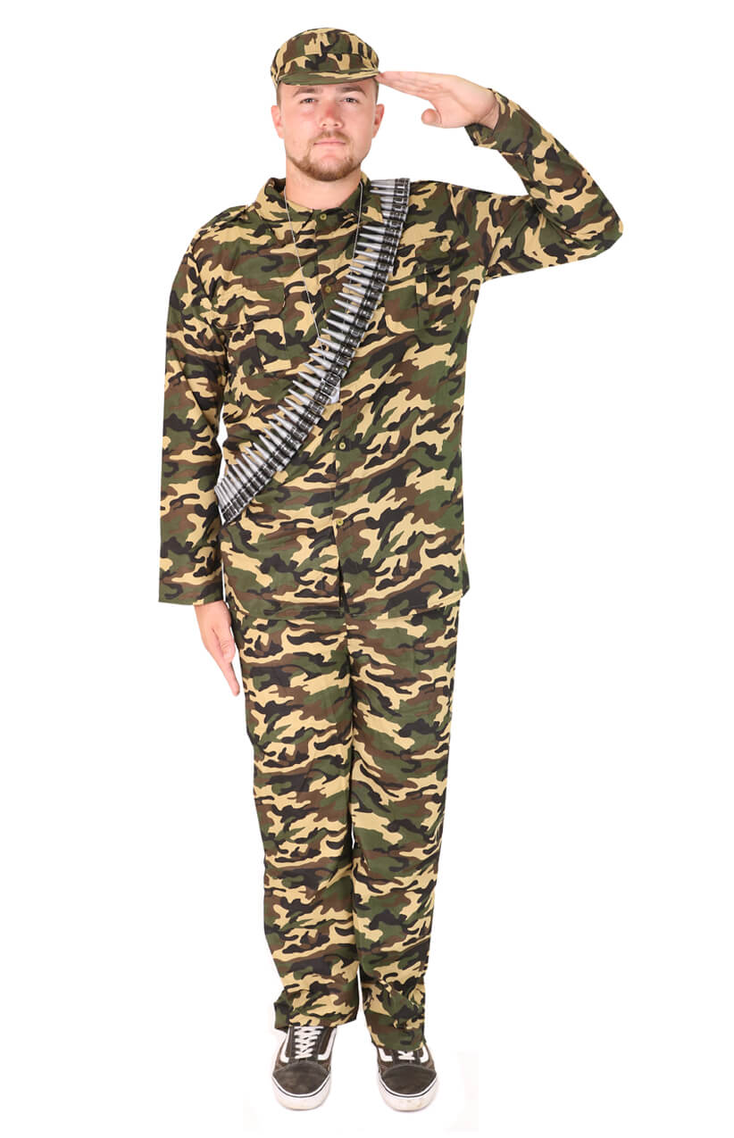 Adults Army Man Costume