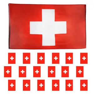 Switzerland Flag And Bunting Set