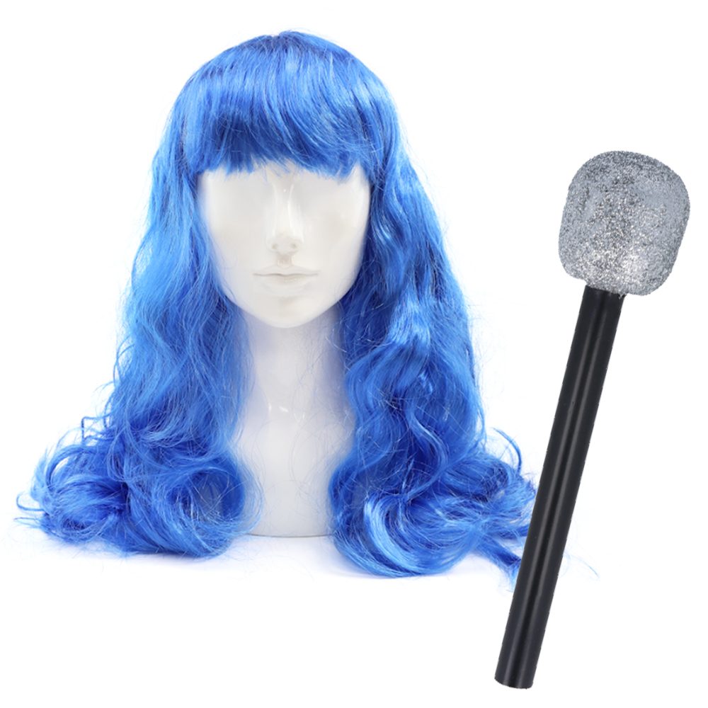 California Girl Accessory Set - Wig & Microphone
