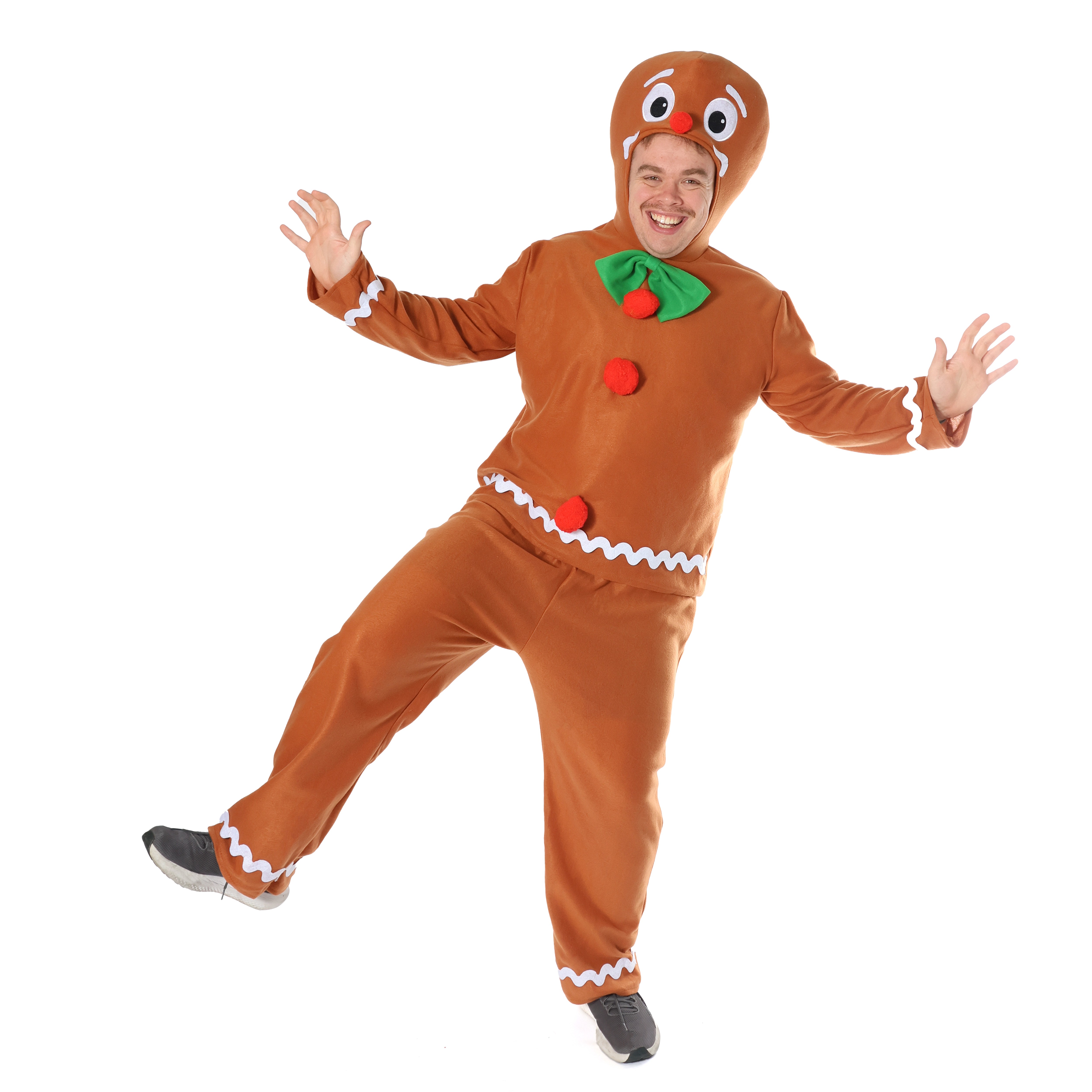Men's Gingerbread Man Costume