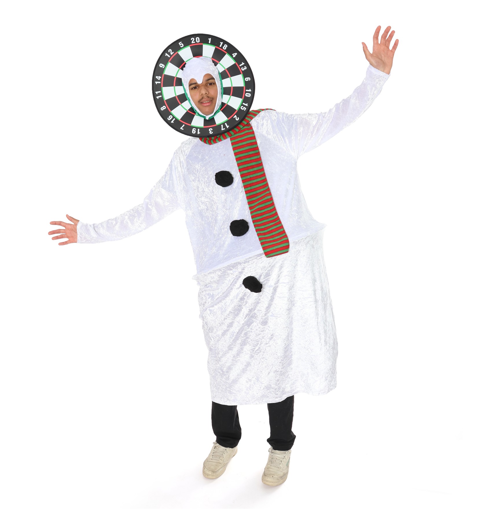Adults Dartboard Snowman Costume