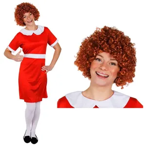 Ladies Orphan Girl Dress + Wig