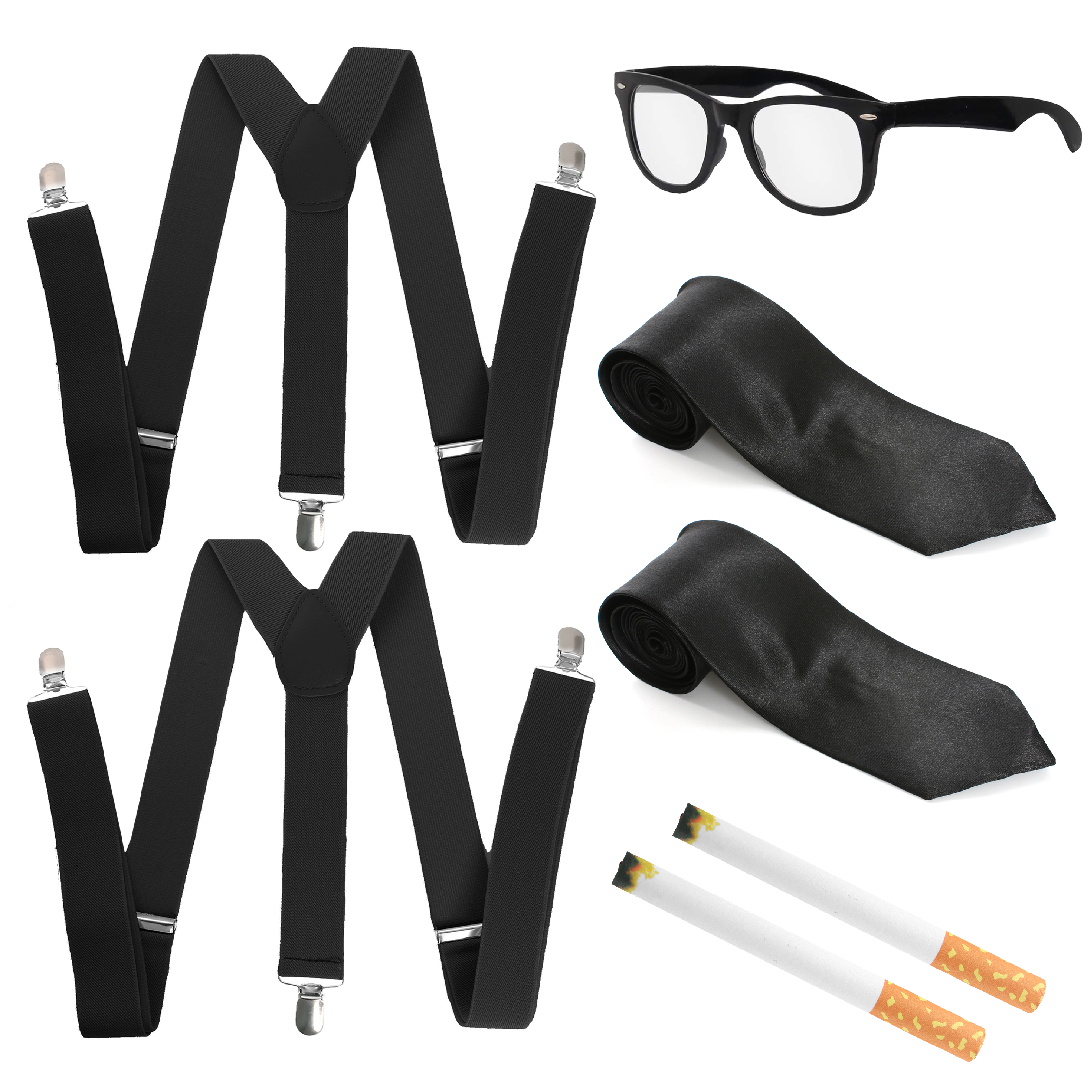 1950's East End Gangster Twins Accessory Set