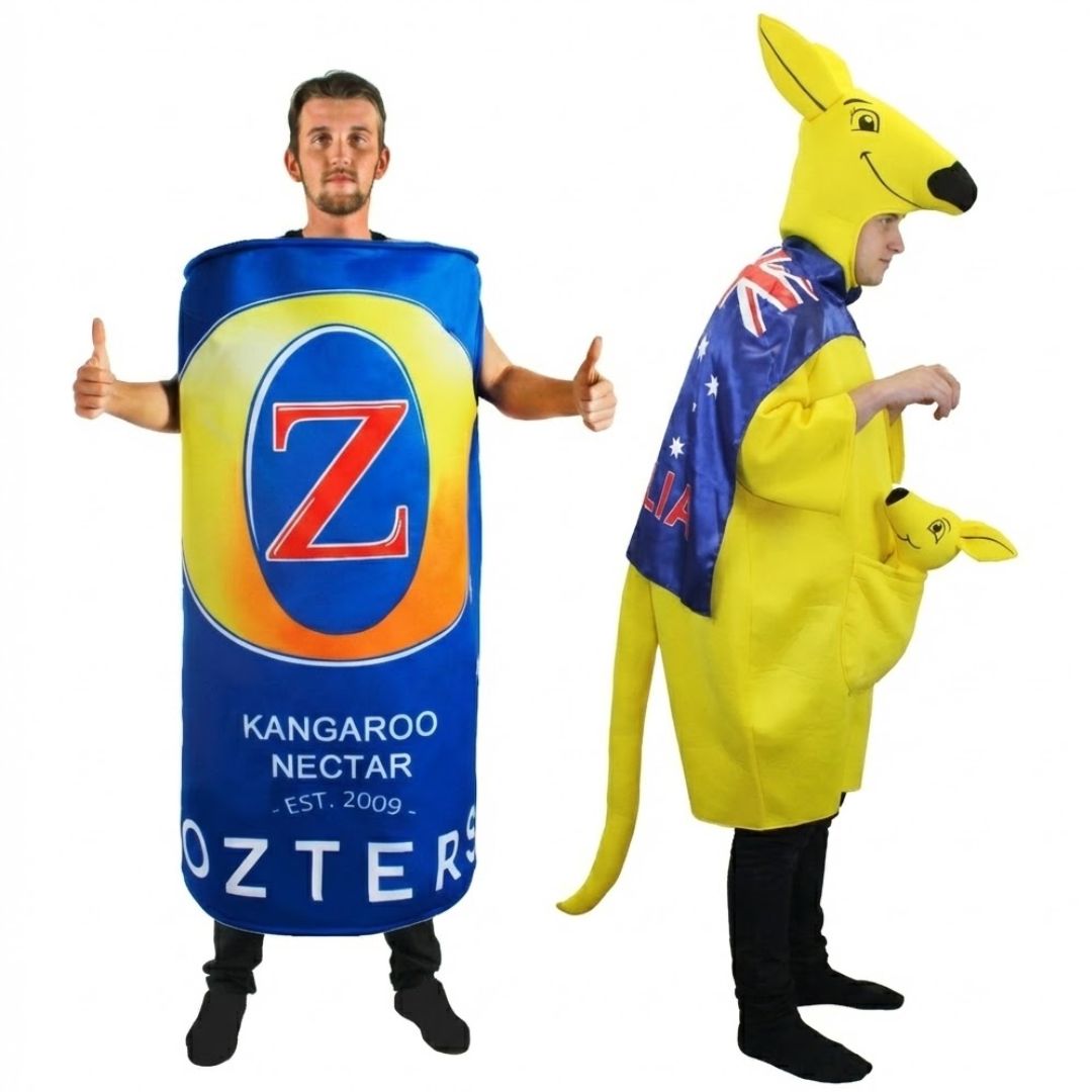 Australian Duo Costume | Beer Can & Kangaroo