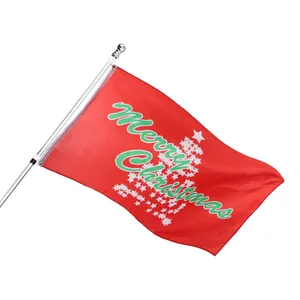 5ft X 3ft Merry Christmas Flag Decoration