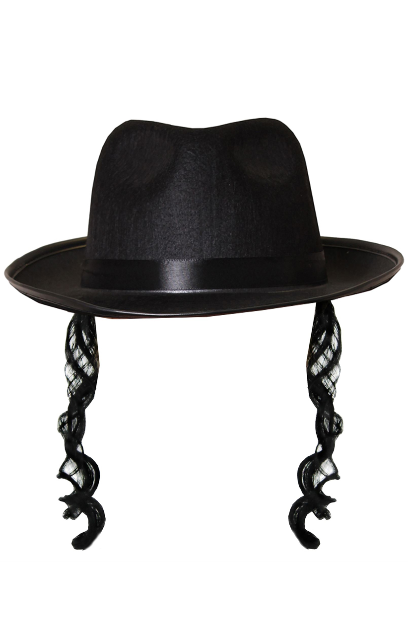 Jewish Hat with Sideburns