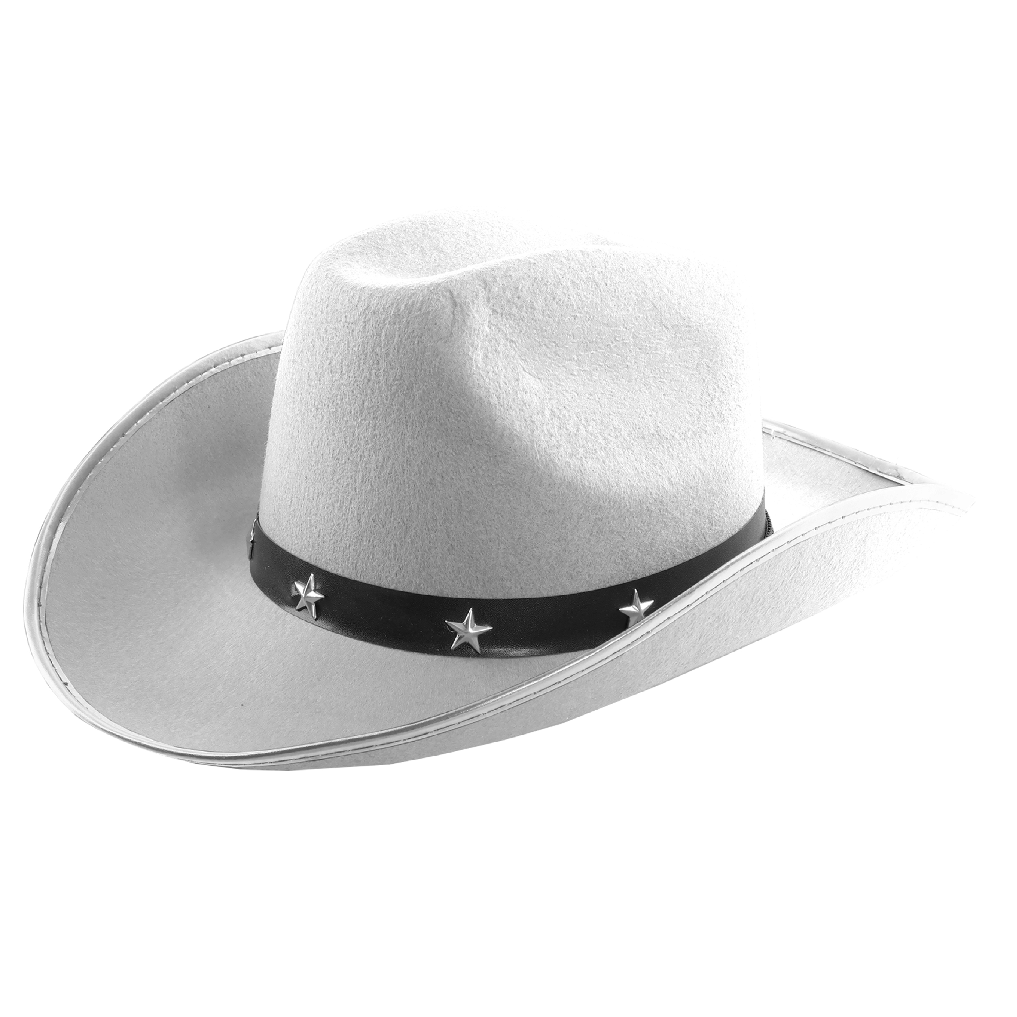 White Star Studded Cowboy Hat