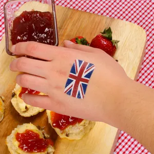Union Jack Face Tattoos - Multiple Face Tattoo Packs