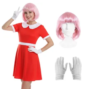 Ladies Pink Hedgehog Costume | 3 Pcs | Dress, Wig & Gloves