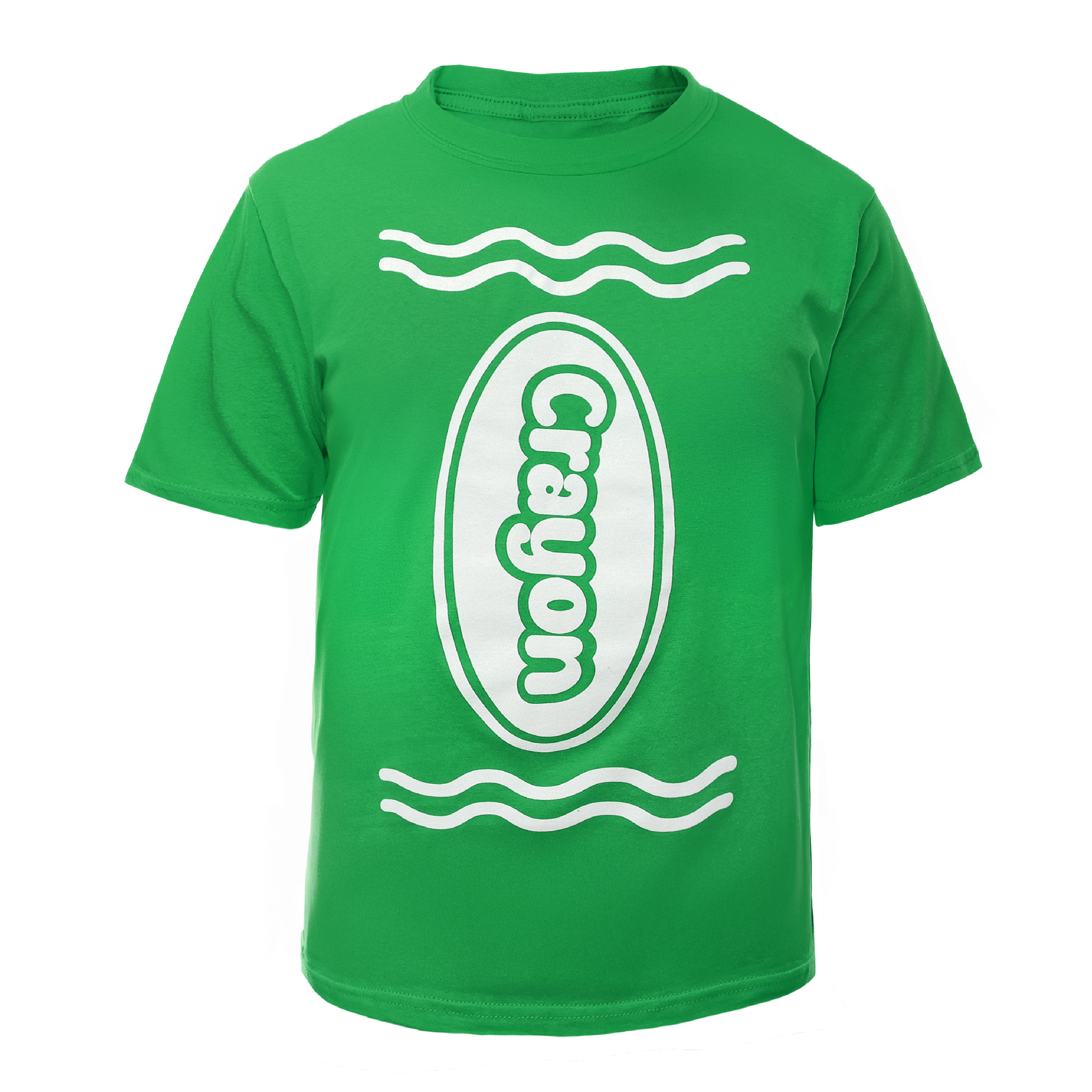 Children's Green Crayon T-Shirt – Fun Kids Costume Top for Parties, Dress-Up & School Events