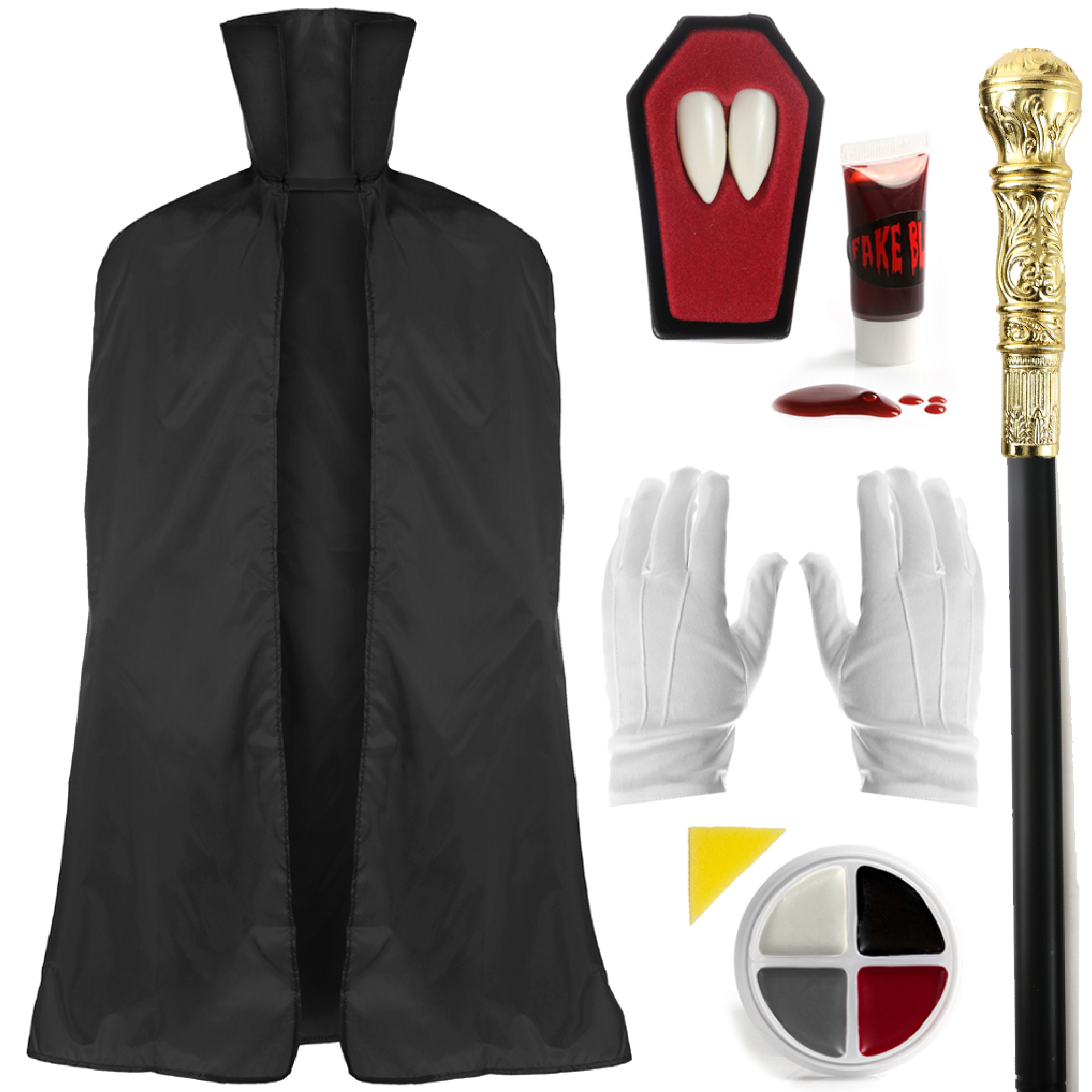 Adults 6pc Vampire Costume Set